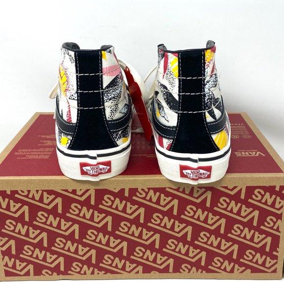 VANS Sk8-Hi 38 Decon S Tropic Palm Black Canvas Women's Size 8 VN0A4UWN2UD - Picture 4 of 8